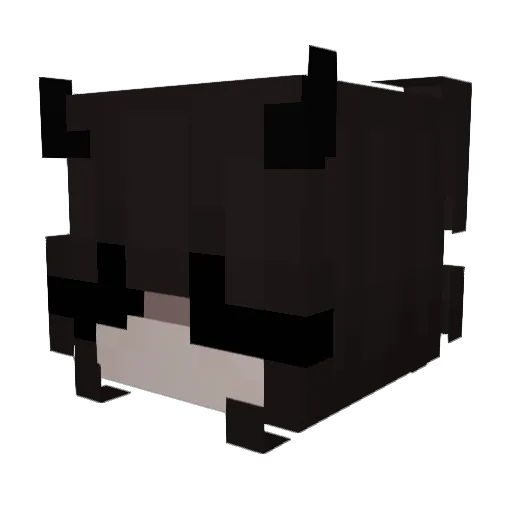 DEMONASPECTS Minecraft avatar head, 3D render