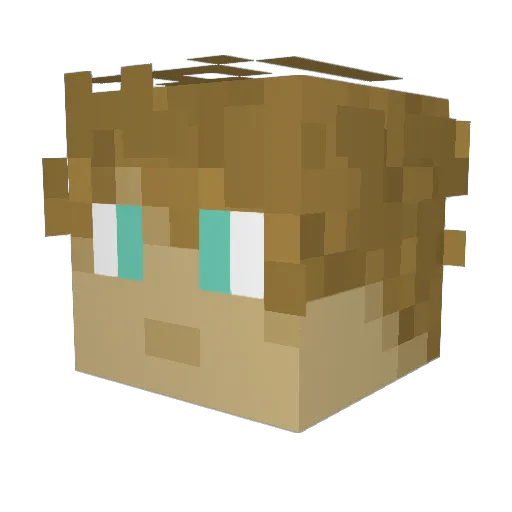 DEMONSLAYER0711 Minecraft avatar head, 3D render