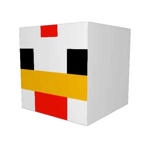 DEMONrAzErrR Minecraft avatar head, 3D render