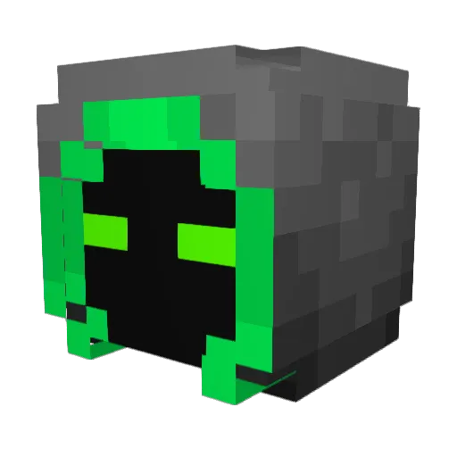 DEManu444 Minecraft avatar head, 3D render