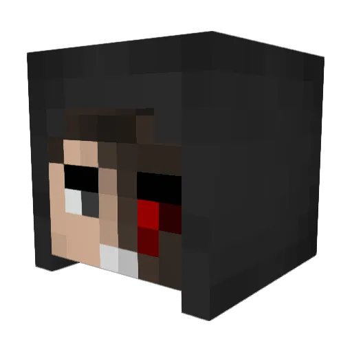 DENTiller_YT Minecraft avatar head, 3D render