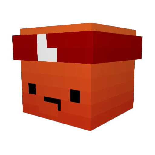 DEN_AWSOME_GUD Minecraft avatar head, 3D render