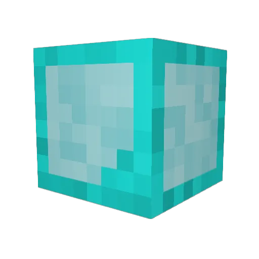 DEOPO_10 Minecraft avatar head, 3D render