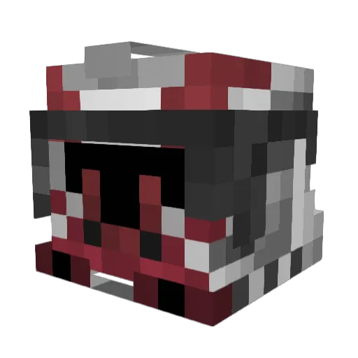 DERWILLY69 Minecraft avatar head, 3D render