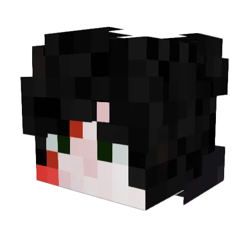 DESTIMONT Minecraft avatar head, 3D render