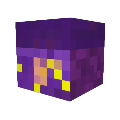 DEVANDEVANDEVAN Minecraft avatar head, 3D render