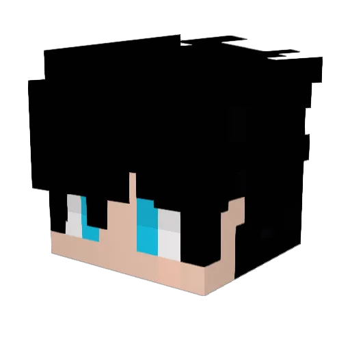 DEVIL9223 Minecraft avatar head, 3D render