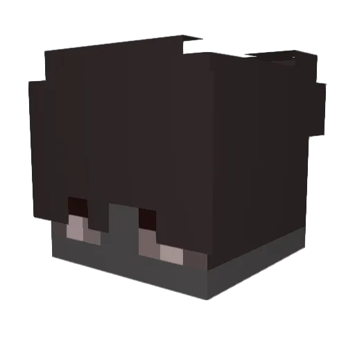 DEVILREARMS Minecraft avatar head, 3D render