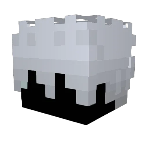 DEVILSAMJAN Minecraft avatar head, 3D render