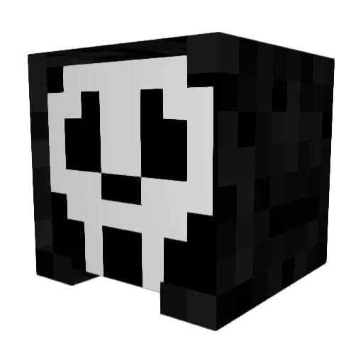 DEVO2012 Minecraft avatar head, 3D render