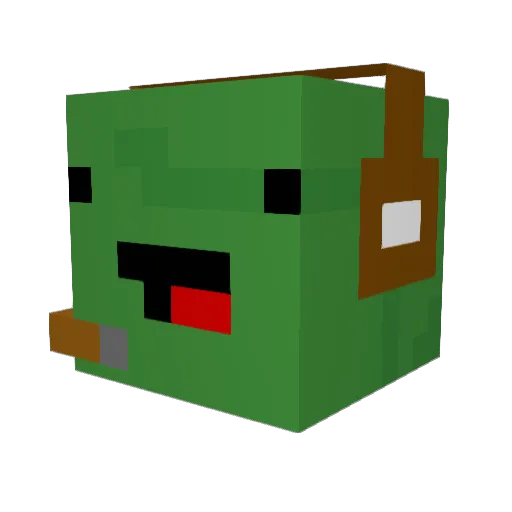 DEVONTEDA5TH Minecraft avatar head, 3D render