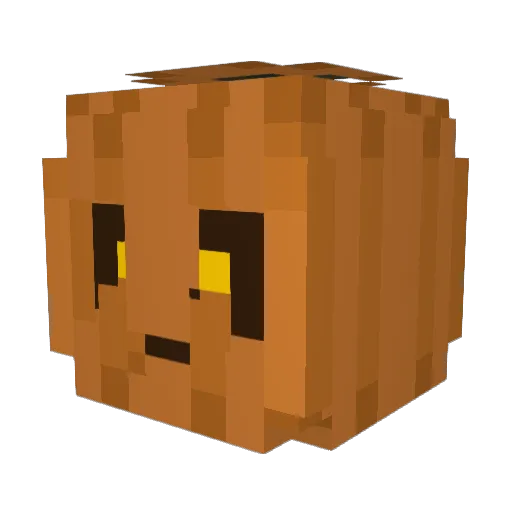 DEWEI20 Minecraft avatar head, 3D render