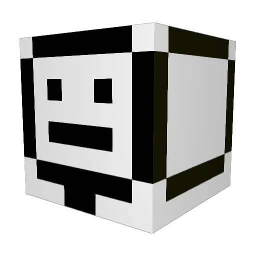 DEWOTO2342 Minecraft avatar head, 3D render