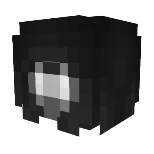 DEYZEN Minecraft avatar head, 3D render