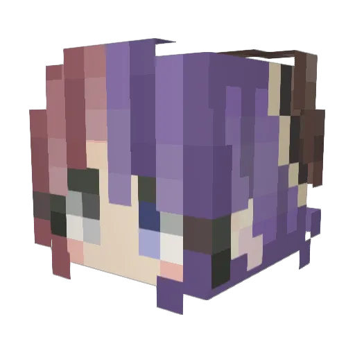 DEcandy_YD Minecraft avatar head, 3D render