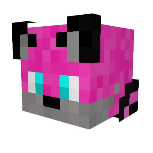 DFG2022_ Minecraft avatar head, 3D render