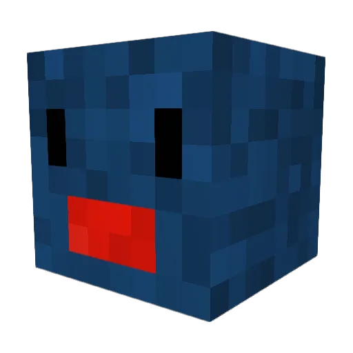 DG63 Minecraft avatar head, 3D render
