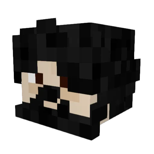 DGGerard Minecraft avatar head, 3D render