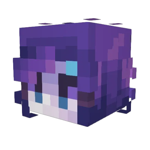 DGRarity Minecraft avatar head, 3D render