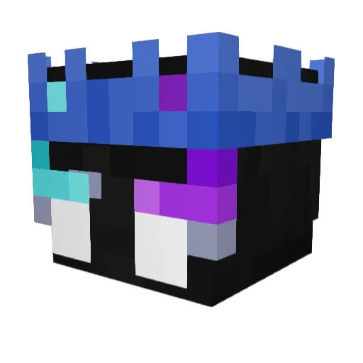 DGalaxyKnight Minecraft avatar head, 3D render