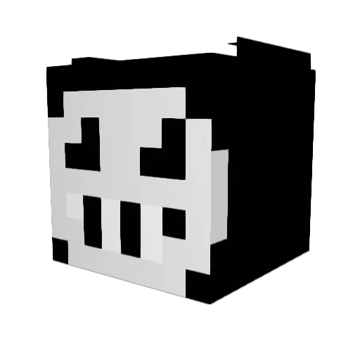 DGallyy Minecraft avatar head, 3D render