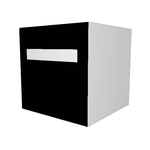DGibb43 Minecraft avatar head, 3D render