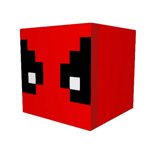 DHGBEST Minecraft avatar head, 3D render