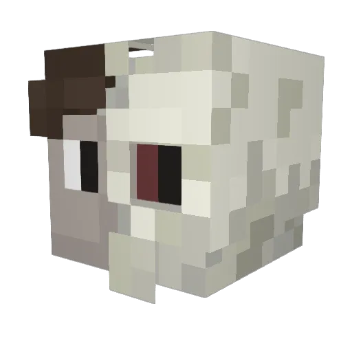 DIAMQND_SLAYER Minecraft avatar head, 3D render