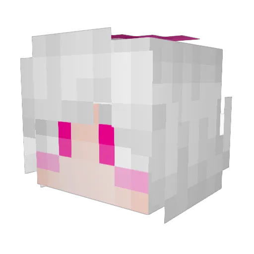 DIDI_R Minecraft avatar head, 3D render