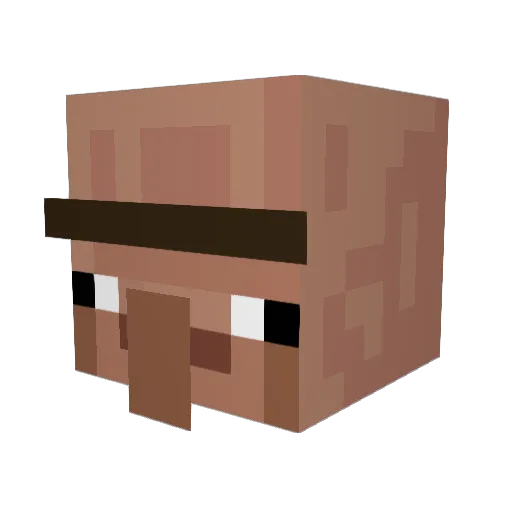 DIEEX03 Minecraft avatar head, 3D render