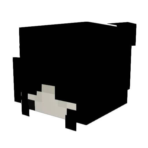 DIEINAMXSHPIT Minecraft avatar head, 3D render