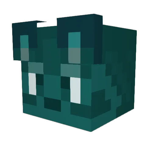DIE_soon Minecraft avatar head, 3D render