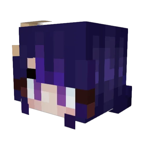 DIGINOX Minecraft avatar head, 3D render