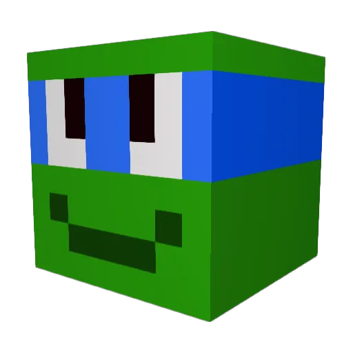 DILL_______ Minecraft avatar head, 3D render