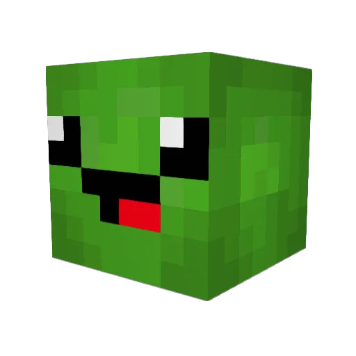 DIMONDS1 Minecraft avatar head, 3D render