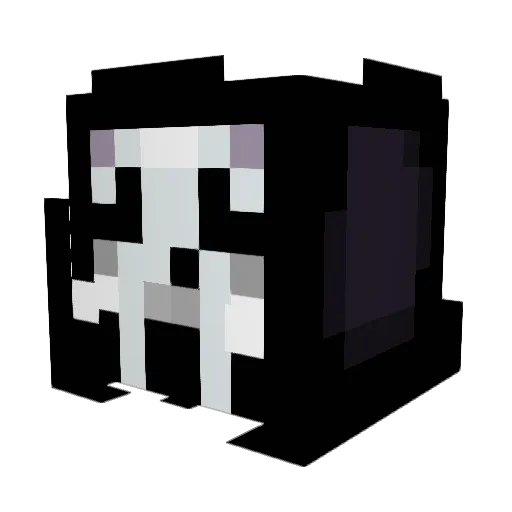 DINGEH Minecraft avatar head, 3D render