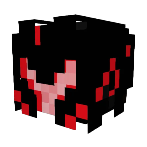 DINODRAGON086 Minecraft avatar head, 3D render