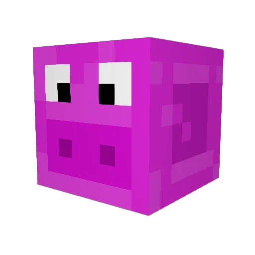 DINOPIG420 Minecraft avatar head, 3D render