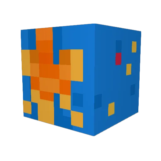 DINOYAYGUY10 Minecraft avatar head, 3D render