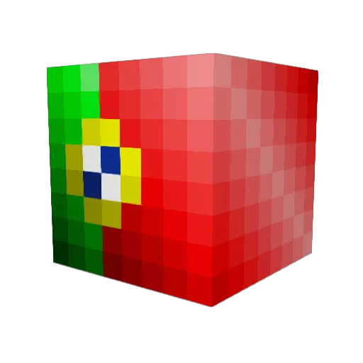 DIOGOGITO Minecraft avatar head, 3D render