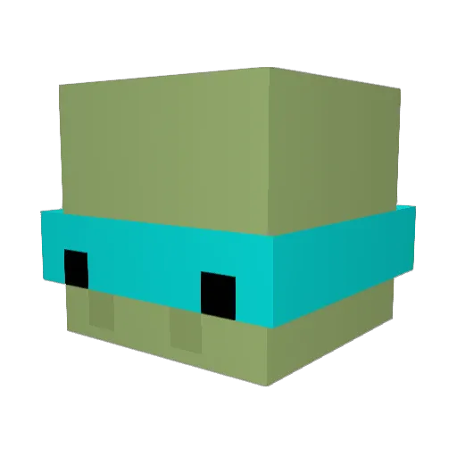 DIOOOOOOOOOOOOO Minecraft avatar head, 3D render
