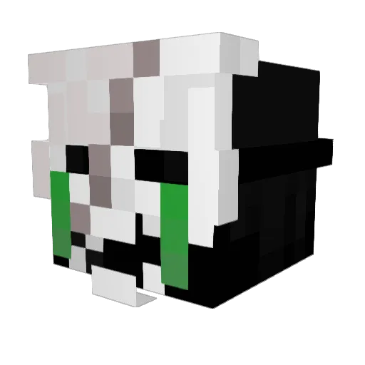 DIO_Aman066 Minecraft avatar head, 3D render