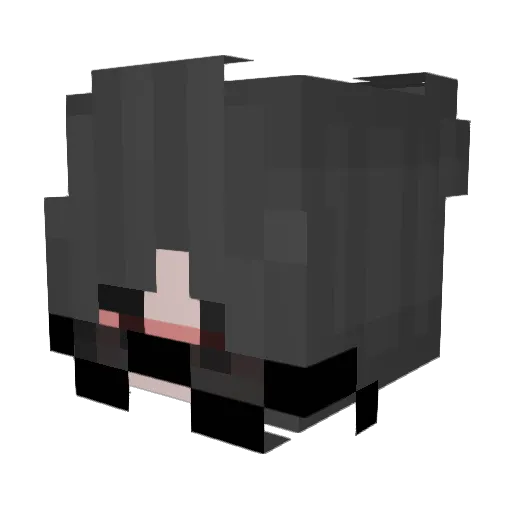 DIRTYKRUSH Minecraft avatar head, 3D render