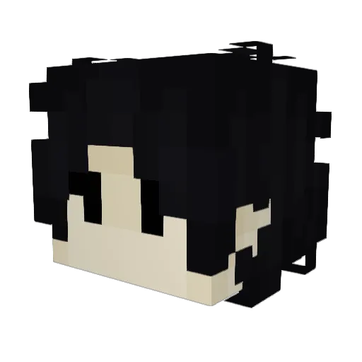 DIRTvessel Minecraft avatar head, 3D render
