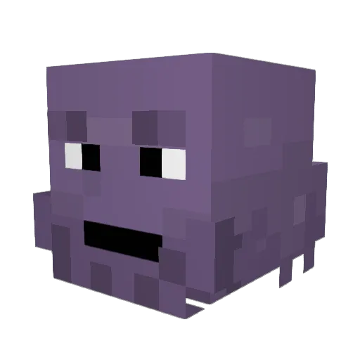 DJ31259 Minecraft avatar head, 3D render