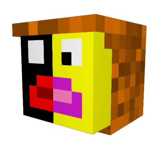 DJCookieDukk Minecraft avatar head, 3D render