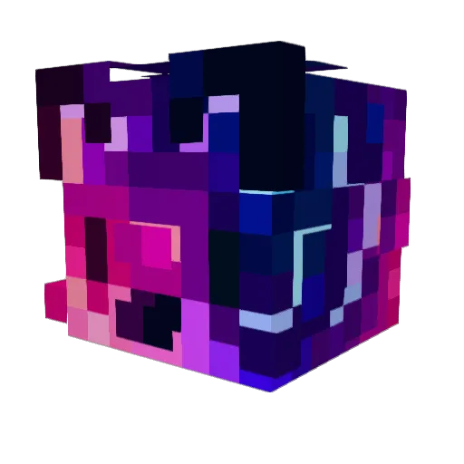 DJCreatore Minecraft avatar head, 3D render