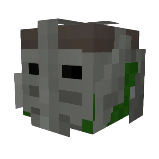 DJDe93 Minecraft avatar head, 3D render