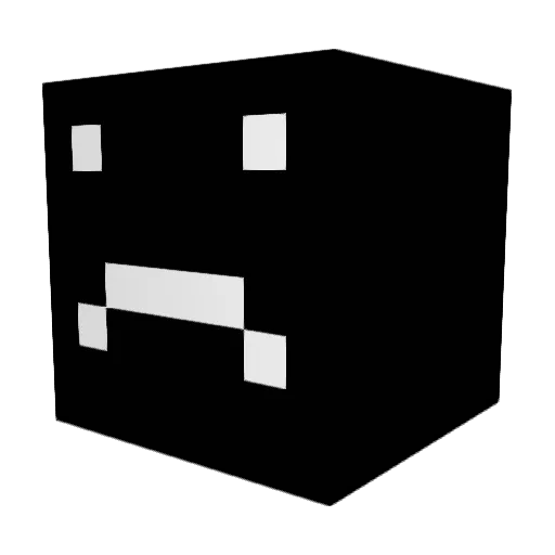 DJE111 Minecraft avatar head, 3D render