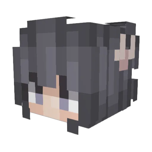 DJEggMan Minecraft avatar head, 3D render